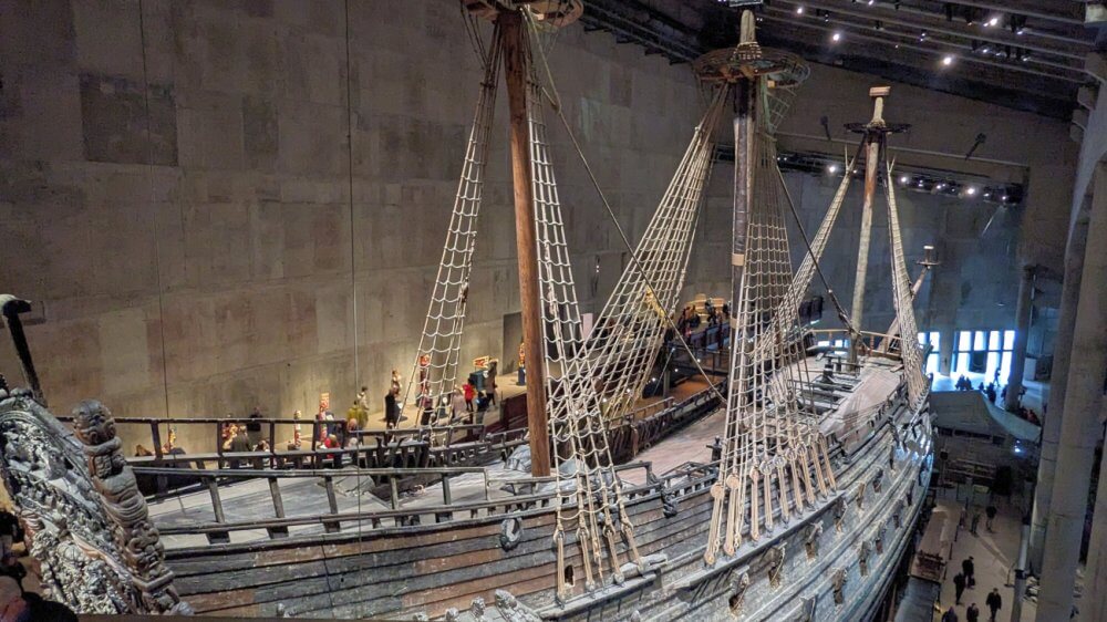 muzeum vasa bilety widok na cały okręt